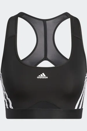 adidas Powerreact Training Medium-Support 3-Stripes Bra