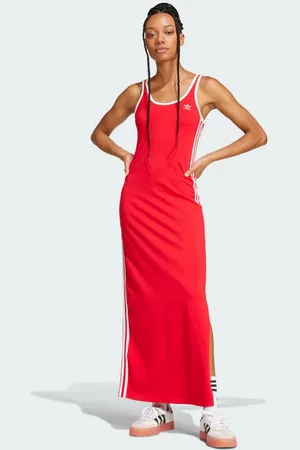 adidas Adicolor 3-Stripes Tank Maxi Dress