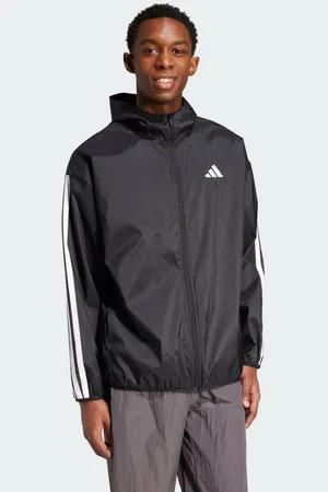 adidas Essential 3-Stripes Ripstop Windbreaker