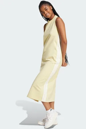 adidas Essentials 3-Stripes Long Racerback Dress