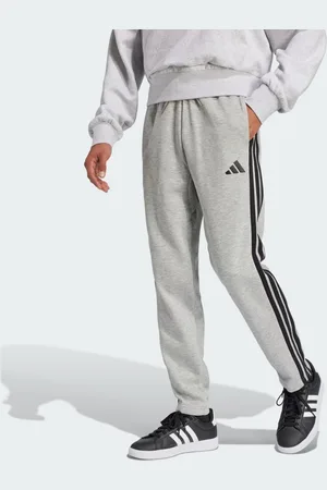 adidas Essentials 3-Stripes Open Hem Fleece Pants