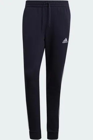 adidas Essentials Fleece Tapered Cuff 3-Stripes Pants