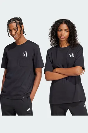 adidas Lounge Slides Graphic Pocket Tee