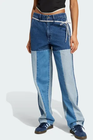 adidas Kseniaschnaider Patchwork Straight Leg Jeans