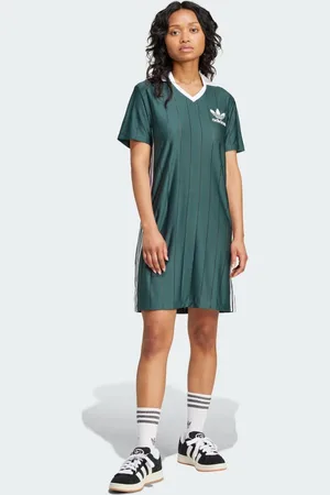 adidas Adicolor 3-Stripes Pinstripe Dress