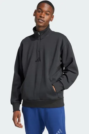 adidas ALL SZN Fleece 1/4-Zip Crew Sweatshirt