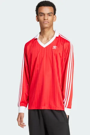 adidas Adicolor Piqué Football Long Sleeve Tee