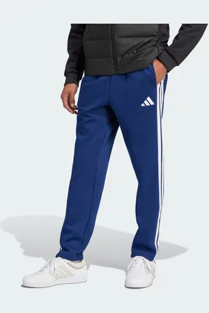 adidas Essentials 3-Stripes Open Hem Fleece Pants