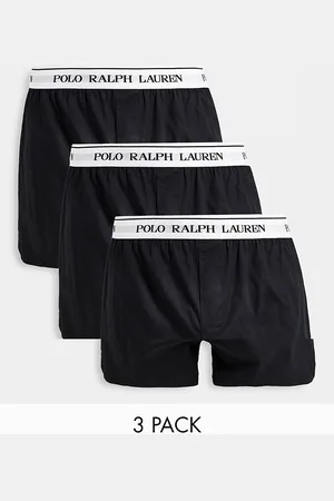 Ralph Lauren 3 pack woven boxers in with logo waistband