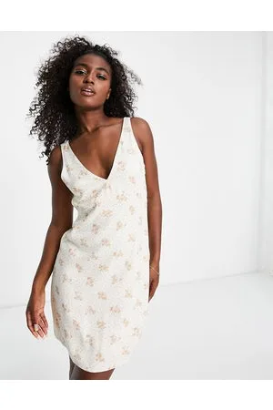 & OTHER STORIES Satin a line mini dress in floral print