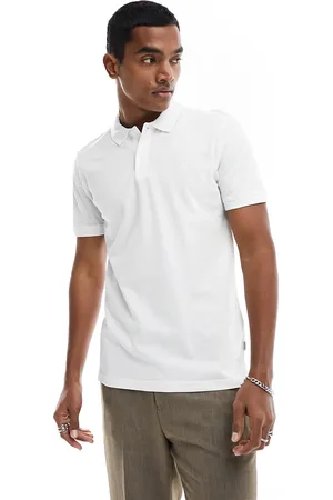 JACK & JONES Essentials slim fit pique logo polo in