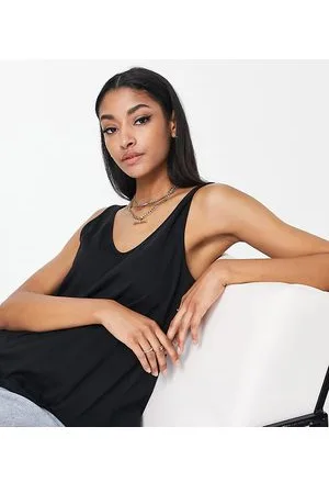 ASOS ASOS DESIGN Tall ultimate singlet with scoop neck in cotton in