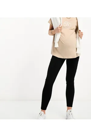 Mama;licious Mamalicious Maternity jeggings with over the bump band in