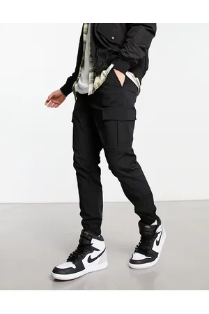 JACK & JONES Intelligence poly cargo pants in