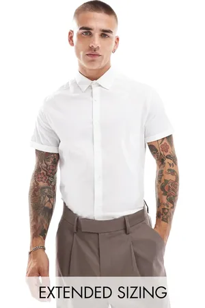 ASOS Stretch slim fit work shirt in