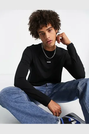HUGO BOSS Tchark long sleeve top in