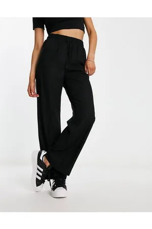 Monki Drawstring waist pants in