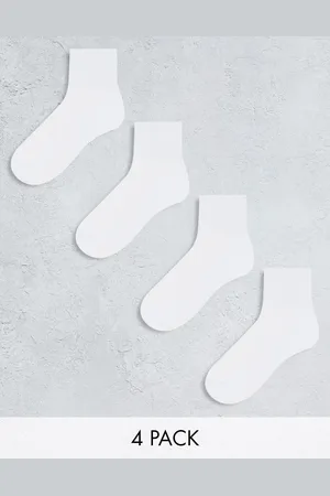 Lindex Sports ribbed ankle socks 4 pack in