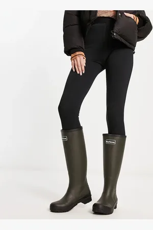 Barbour Abbey Tall gumboots with logo detail in -Green
