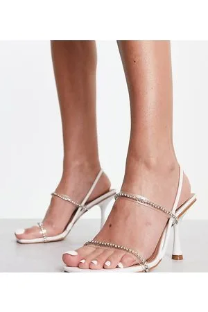Let's Be Clear Wide Fit Heels | Nasty Gal