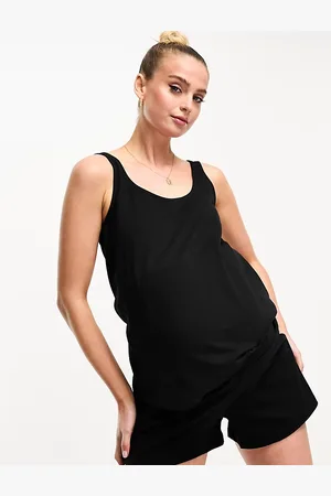 ASOS ASOS DESIGN Maternity mix & match cotton pyjama shorts in