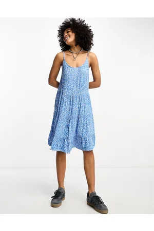 ONLY Tiered mini dress in