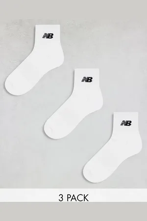 New Balance Logo mid socks 3 pack in