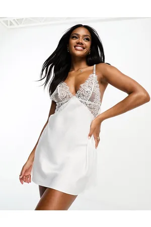 Buy Ann Summers The Icon Embroidered Mesh Chemise Slip Nightie