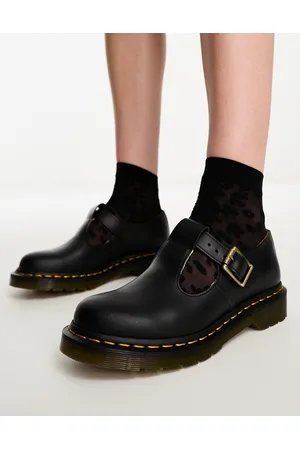 Dr. Martens Polley t bar shoes in smooth leather