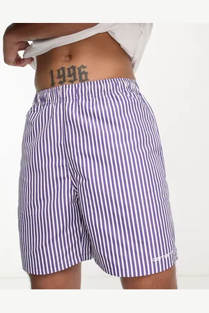Carhartt Island stripe swim shorts in
