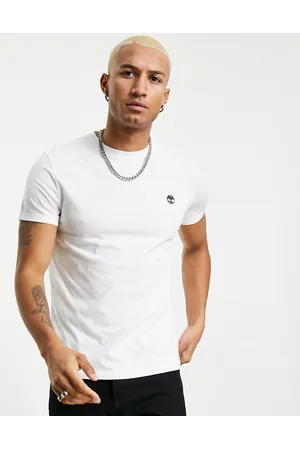 Timberland Dunstan River left chest logo t-shirt in white