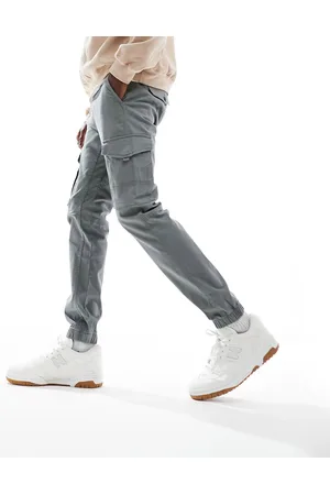 JACK & JONES Intelligence cuffed cargo pant in grey