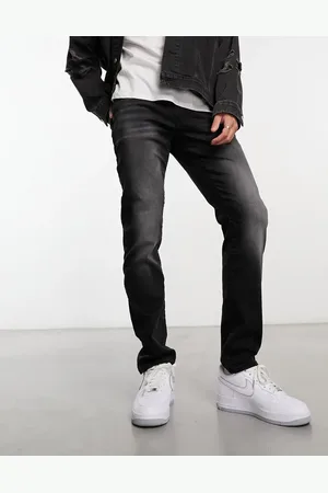 Only & Sons Loom slim fit stretch jeans in washed black
