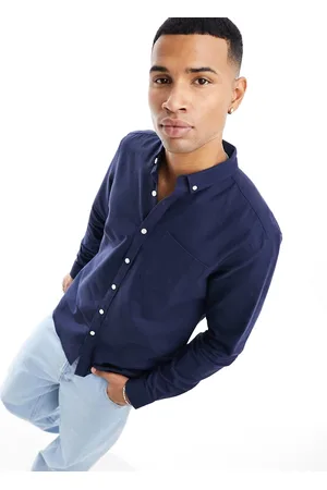 New Look Long sleeve oxford shirt in