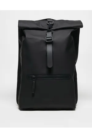 Rains 13320 unisex waterproof roll top backpack in