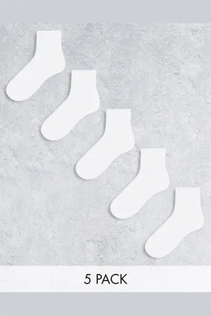ASOS 5-pack ankle socks in