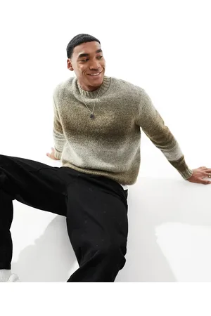 SELECTED Oversized knit jumper in ombre-Neutral