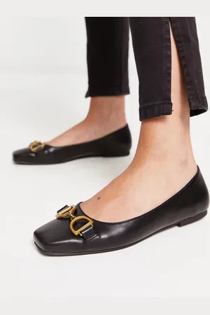 ASOS Leighton square toe ballet flats in