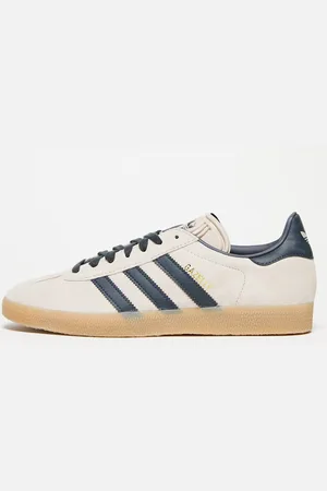 adidas Gazelle sneakers in taupe and indigo-Brown