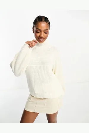 Monki High neck jumper in