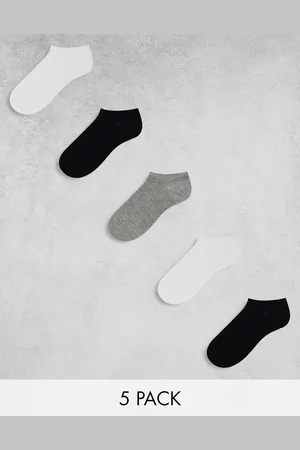 ASOS 5 pack trainer socks in