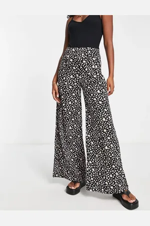 SELECTED Femme floral wide leg pants in