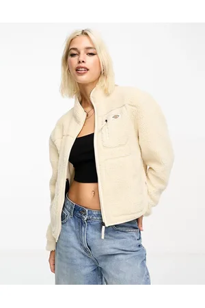 Dickies Mount Hope fleece jacket in stone-Neutral