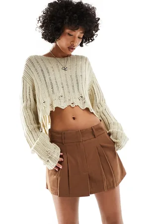 Daisy Street Mini pleated skirt in