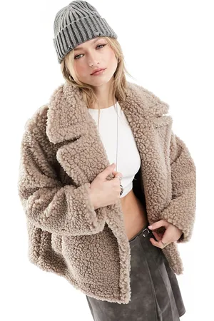UGG Gertrude teddy coat in -Neutral
