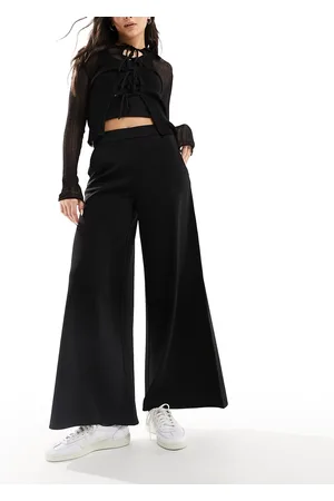 JDY High waisted wide leg pants in