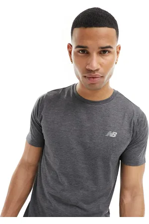 New Balance Performance Heathertech t-shirt in -Black