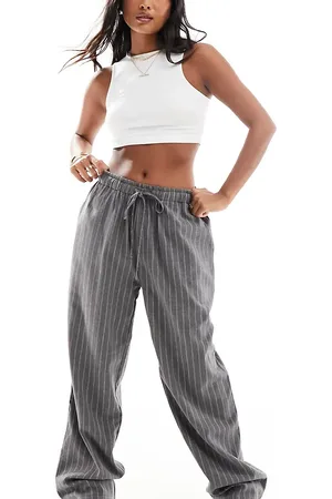 In The Style X Perrie Sian wide leg drawstring pants in