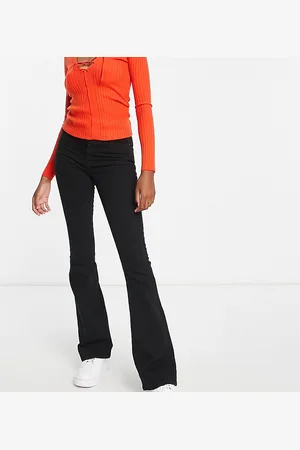 Pieces® Peggy high waisted flared jeans in