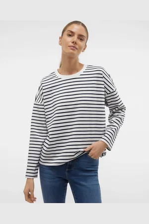 VERO MODA Raglan jersey top with long sleeves in